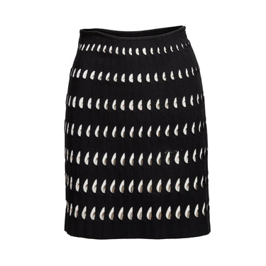 Black & White Alaia Cutout Pleated Skirt Size XS - Atelier-lumieresShops Revival
