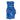 Vintage Blue & Multicolor Vicky Tiel 1980s Silk Printed Cocktail Dress Size US S