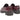 Burgundy Prada Patent Logo Loafers Size 40.5