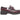 Burgundy Prada Patent Logo Loafers Size 40.5