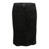 Vintage Black Chanel Boutique Spring/Summer 1999 Wool Skirt Size FR 48 - Designer Revival