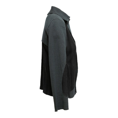Slate & Black Issey Miyake Knit Jacket Size 2 - Designer Revival
