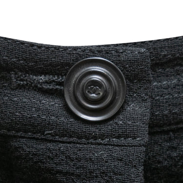 Vintage Black Chanel Boutique Spring/Summer 1999 Wool Skirt Size FR 48 - Designer Revival