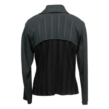 Slate & Black Issey Miyake Knit Jacket Size 2 - Designer Revival