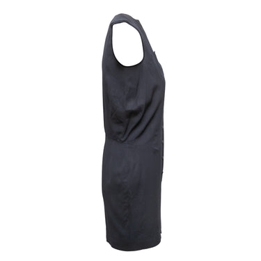 Navy Mugler Sleeveless Mini Dress Size FR 38