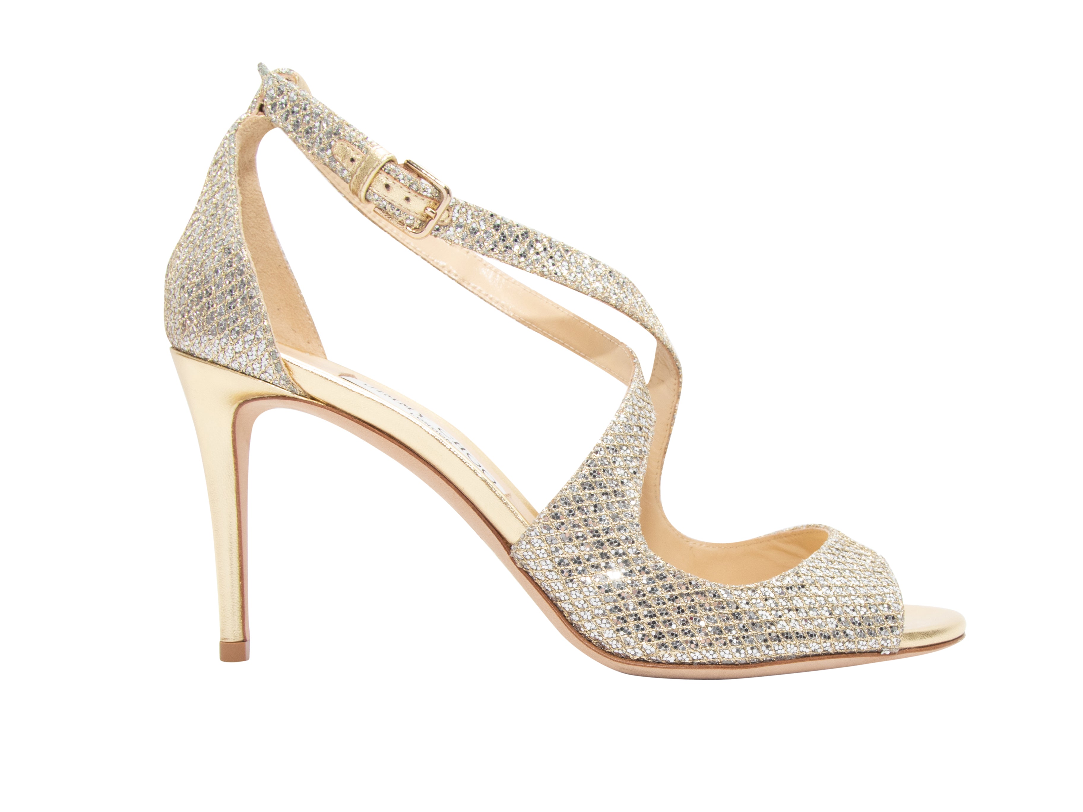 Louis Vuitton Authenticated Glitter Heel