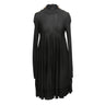 Vintage Black Alexander McQueen Lightweight Wool Dress Size US L - Designer Revival