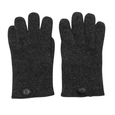 Charcoal Fendi Wool Gloves