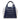 Navy & White Balenciaga Cutout Cabas Tote