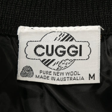 Vintage Black & Multicolor Cuggi Wool Knit Skirt Size US M - Designer Revival