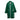 Dark Green & White Bode Garfield Downs Merino Wool Blanket Coat Size US S/M - Designer Revival
