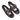 Black Miu Miu Double Buckle Leather Ballet Flats 36.5