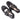 Black Miu Miu Double Buckle Leather Ballet Flats 36.5