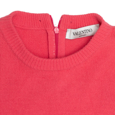 Hot Pink Valentino Virgin Wool & Cashmere Sweater Size US XS - Designer Revival