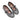Black & Silver Alaia Crystal-Studded Mary Jane Flats Size 38