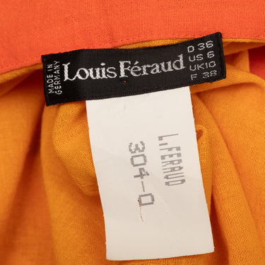 Vintage Orange Louis Feraud 1990s Shawl - Designer Revival