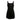 Black LoveShackFancy Velvet Bow Mini Dress Size US 6 - Designer Revival