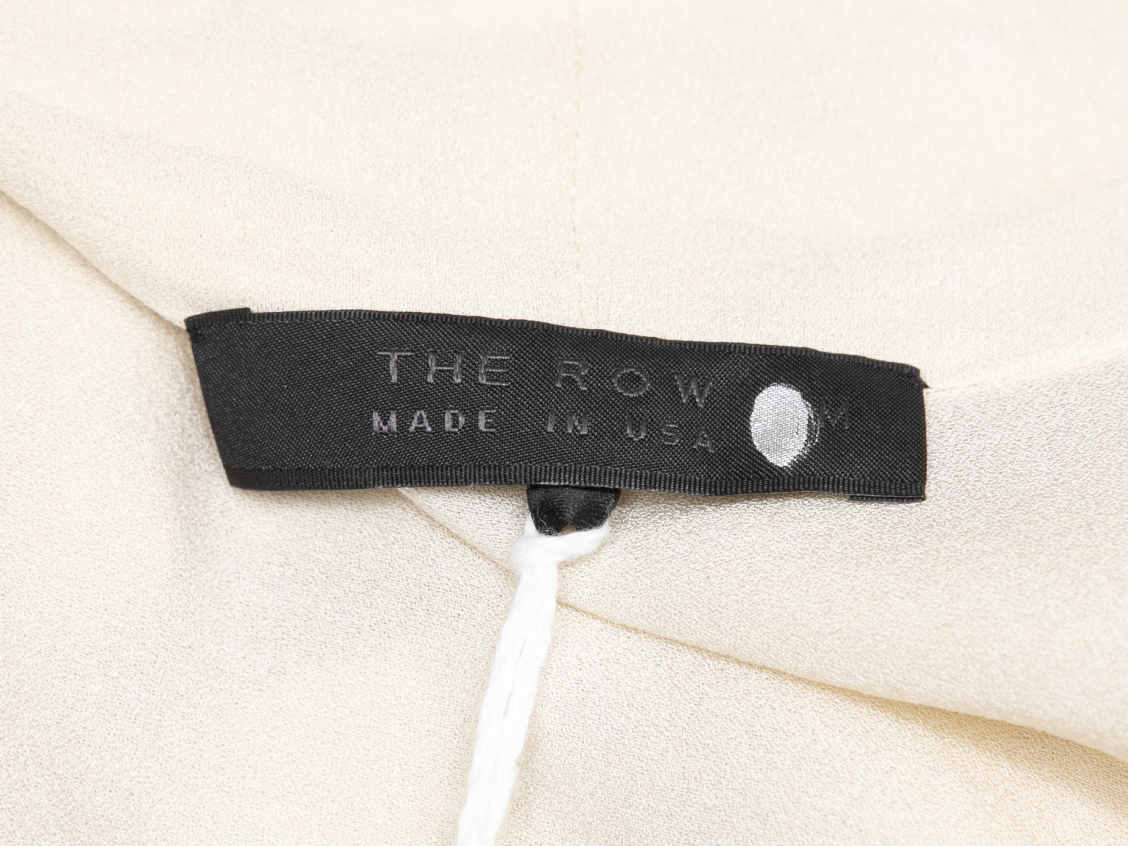 Ivory The Row Brady Silk Jacket Size M - Designer Revival