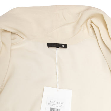 Ivory The Row Brady Silk Jacket Size M