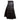 Black Chanel Silk Pleated Skirt Size FR 34
