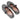 Black & Silver Alaia Crystal-Studded Mary Jane Flats Size 38