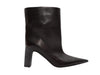 Black Balenciaga Pointed-Toe Heeled Boots