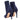 Navy Gianvito Rossi Stretch Textiles Sock Boots Size 37.5