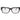 Black Versace Rectangular Medusa Glasses
