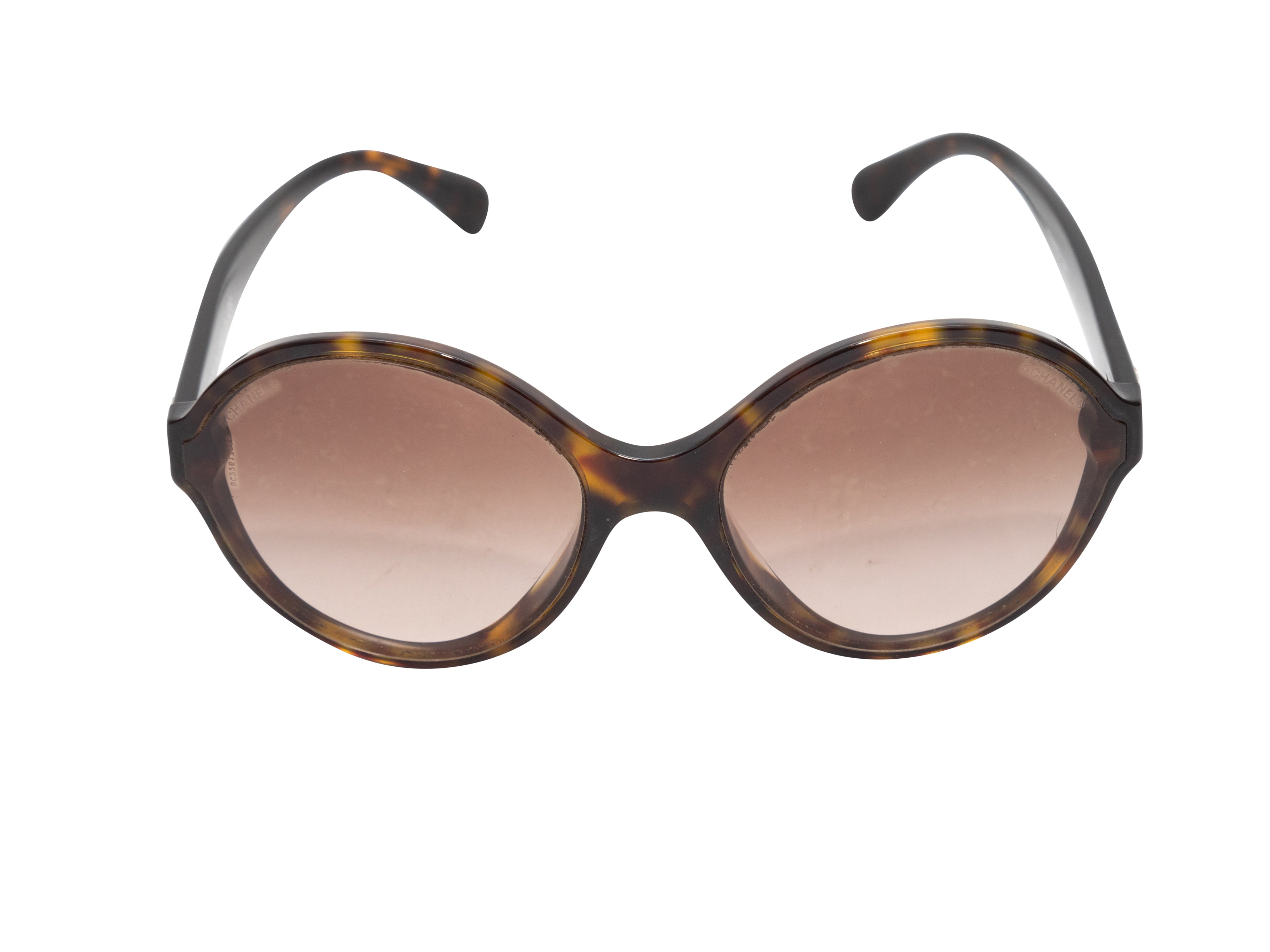 Chanel Black Square Tinted Sunglasses Plastic ref.377462 - Joli Closet