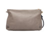Grey Clare V. Leather & Suede Crossbody Bag