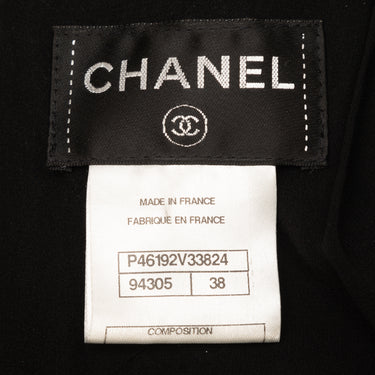 Black Chanel Early 2000s Mesh Dress Size EU 38 - Designer Revival