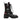 Black & Burgundy Ann Demeulemeester Ombre Combat Boots Size 40