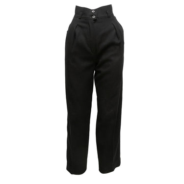 jazz Black Chanel Boutique Wool Trousers Size US XS - Atelier-lumieresShops Revival