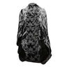 Vintage Grey & Black Alexander McQueen Abstract Print Silk Shrug Size O/S - Designer Revival