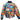 Multicolor Moschino Jeans Casino Print Padded Bomber Jacket Size IT 48