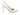 White & Gold-Tone Tom Ford Pointed-Toe Zipper Pumps Size 37 - Designer Revival