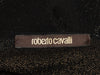 Black & Gold Roberto Cavalli Metallic Knit Tiger Patterned Dress