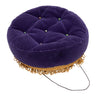 Vintage Purple & Gold Karl Lagerfeld 1985 Cushion Hat - Designer Revival
