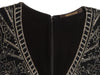 Black Roberto Cavalli Long Sleeve Beaded Dress