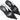 Black Prada Rosette Pointed-Toe Slingback Heels Size 35