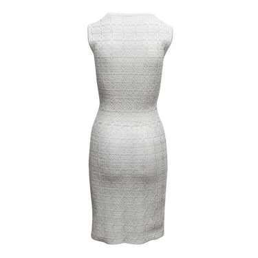 Silver Alaia Knit Sleeveless Dress Size EU 42 - Atelier-lumieresShops Revival