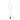 Sterling Silver Stacey Singer Blue Stone & Pave Diamond Pendant Necklace