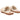 Tan & White Chloe Shearling-Lined Slide Sandals Size 36