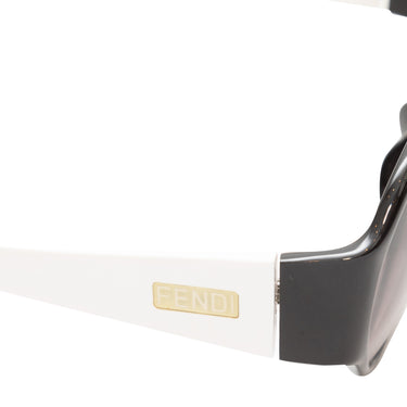 Black & White Fendi Oversized Sunglasses