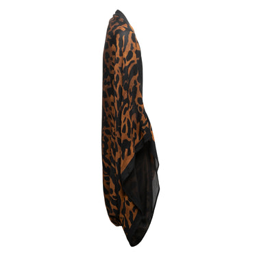 Vintage Black & Brown Alexander McQueen Leopard Print Shrug Size O/S - Designer Revival