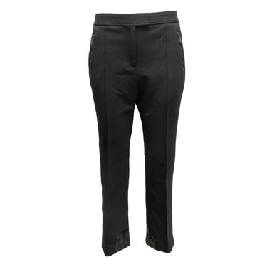 Black Bottega Veneta Straight-Leg Trousers Size EU 44 - Designer Revival