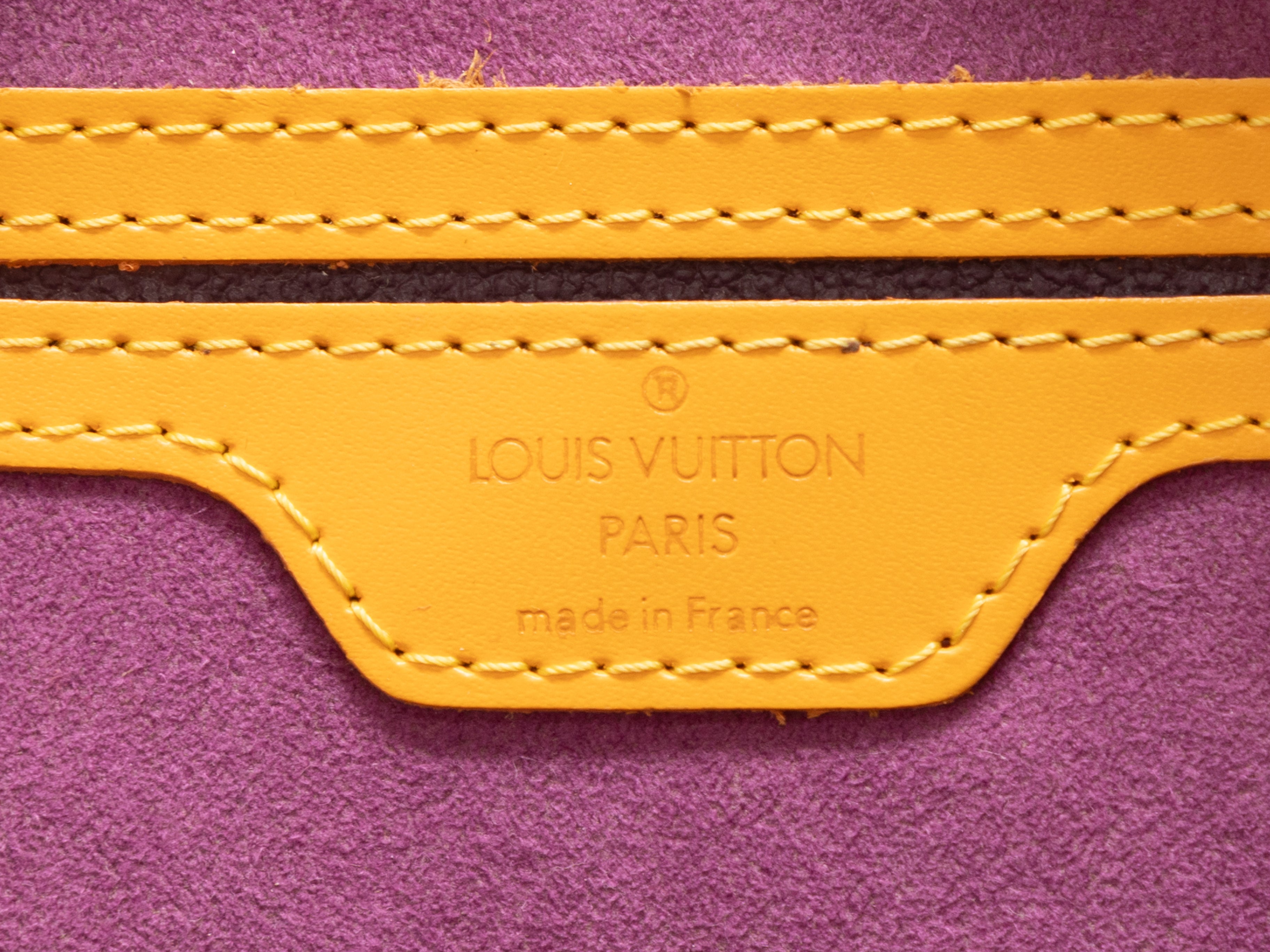 Louis Vuitton, Bags, Louis Vuitton Epi Mabillon Backpack Yellow M52239 Lv  Auth 4237