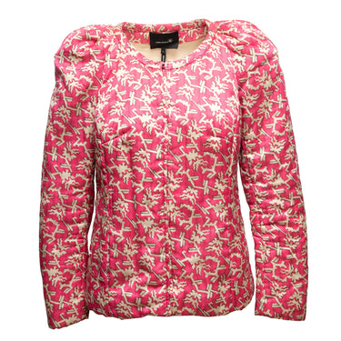 Pink & Cream Isabel Marant Silk-Blend Printed Jacket Size 3