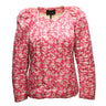 Pink & Cream Isabel Marant Silk-Blend Printed Jacket Size 3 - Designer Revival