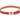 Red Hermes Leather Logo Belt Size US S